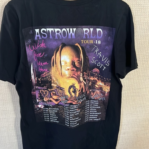 Travis Scott Astro World Tour-18 T-shirt - Picture 3 of 4